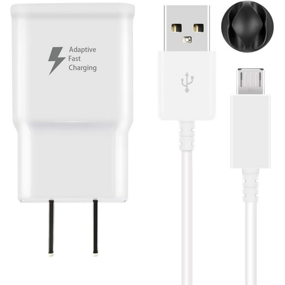 Swadaws Charger for Samsung Galaxy S7, Android Phone Adaptive Fast Charging Wall Charger Adapter Kit with Micro 2.0 USB