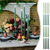 Rojia 9.8 Inch Spiral Taper Candles for Home Decoration, 4 Pack Gradient Candlesticks for Dinner Party Wedding Holiday Spring Xmas Home Indoor
