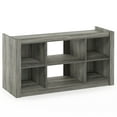 thumbnail image 1 of Furinno Fowler Estanterías multiusos con soporte para TV, roble francés gris Furinno 18147GYW, 1 of 2