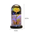 thumbnail image 4 of Christmas Rose Flower Gifts for Her, Galaxy Glass Roses, Light up Artificial Flower in Glass Dome, Xmas Gifts Is for Women Mom Her Wife Grandma Sister, Mothers Day,Christmas,Anniversary, 4 of 9