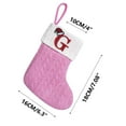 thumbnail image 3 of Christmas Stocking Charm Gift Stocking Embroidered Letter Cozy Classic Knit Christmas Stocking Personalized Xmas Hanging Decoration Home Farmhouse Fireplace Christmas Decor, 3 of 3