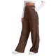 thumbnail image 1 of Pantalones de chándal anchos con forro polar para mujer - Pantalones de yoga de cintura alta con bolsillos - Poliéster - Tallas S-XXXL, 1 of 8