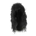 thumbnail image 2 of Peluca De Disfraz De Personaje Punk Rockero, Peluca Retro Para Disfraz Familiar De Halloween, Color Negro, 2 of 8
