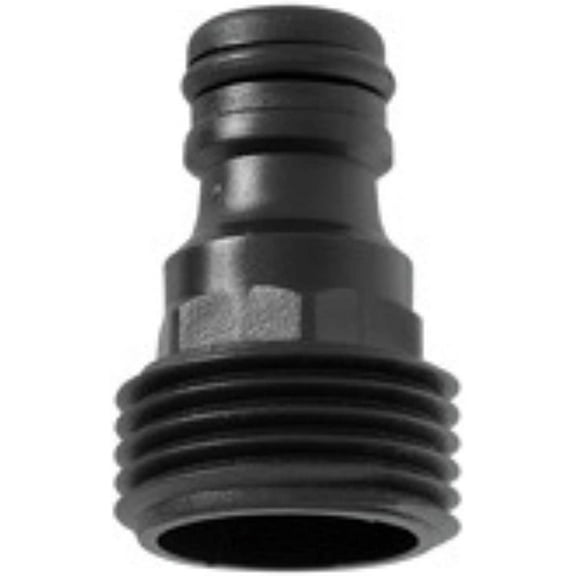 Orbit 3 Pack (6 Total Pieces) Plastic Male Thread Faucet and Hose Quick Connect Adapter - 2 Pack