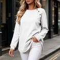 thumbnail image 2 of Horkkom Sweatshirt for Women Crewneck Long Sleeve Pullover Sweatshirts Casual Loose Sweat Shirts XL, 2 of 8