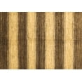 thumbnail image 1 of Ahgly Company Indoor Rectangle Abstract Brown Contemporary Area Rugs, 2' x 4', 1 of 4