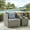 Light Gray Gray, variant on Modway Repose Outdoor Patio Armchair in Light Gray Turquoise