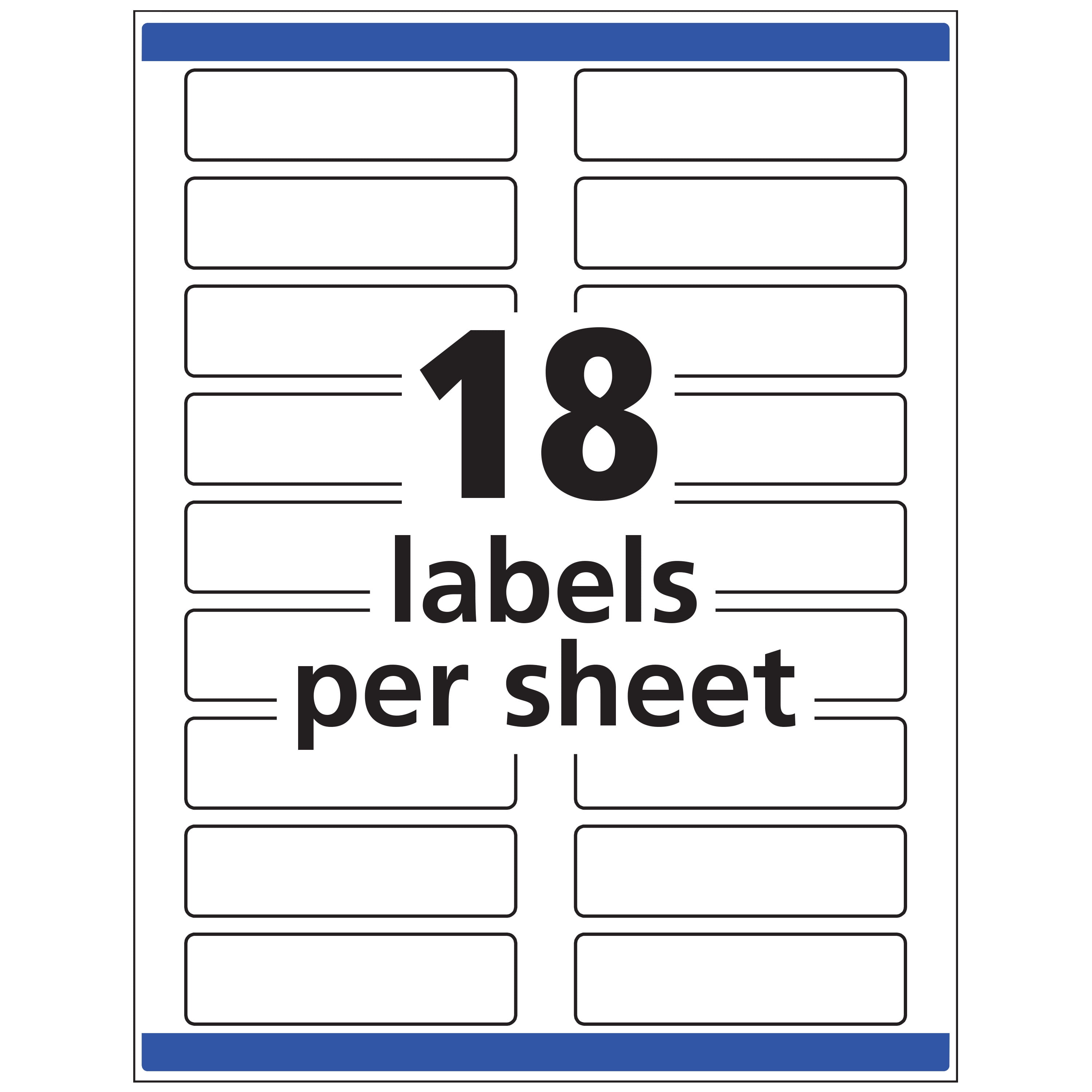 Avery Extra Large File Folder Labels, 15/16