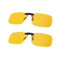 thumbnail image 1 of Gafas de conducción nocturna FIMOSON con clip, polarizadas, amarillas, paquete de 2, 1 of 7