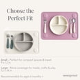 thumbnail image 3 of WeeSprout Silicone Suction Placemats for Babies, Toddlers & Kids, Non-Slip Suction, 2 Pack, 3 of 8