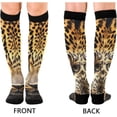 thumbnail image 2 of Coolnut Beautiful Leopard Compression Socks Women Men Knee High Stockings 1Pair for Sports, Running, Travel364 Gift, 2 of 7