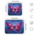 thumbnail image 3 of Dish Drying Mat Kitchen Pad Large Counter Absorbent Dish Mats Drainer Red Watercolor Painting Of A Butterfly, 3 of 8