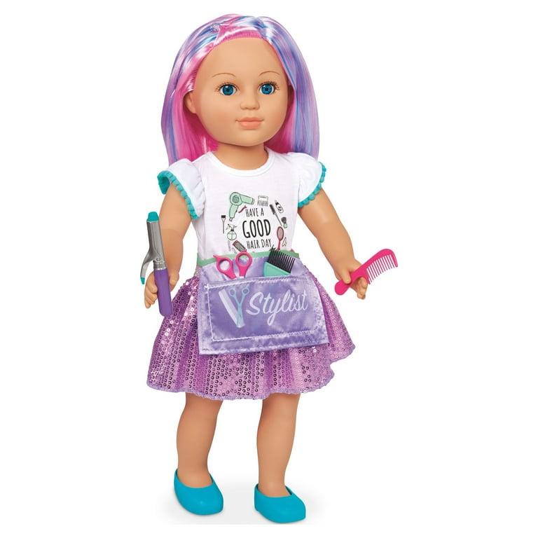 My Life As Hair Salon Play Set for 18 Dolls Walmart