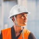 thumbnail image 1 of Casco de protección para el sitio de construcción Ventile ABS Casco de seguridad con raya reflectante (Blanco) Ecomeon no, 1 of 6