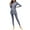 Gray, variant on Womens Swimsuits Muslim Burkini Swimsuits Modest Islamic Full Body Swimwear High Neck Flowy Dress Tops And Pants 2 Piece Sets Vacation Outfits For Women