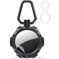 thumbnail image 1 of Compatible with AirTags Case, Anti-Lost Full-Body Shockproof Rugged Airtag Finder, Soft Silicone AirTags Keychain for Apple AirTag 2021(Olive Green), 1 of 7