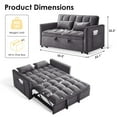thumbnail image 4 of Modern Mini Sofa Chair for Living Room, Upholstered Single Seat Accent Sofa with Comfortable Cushion, Cozy Lounge Sofa for Small Spaces, 4 of 4