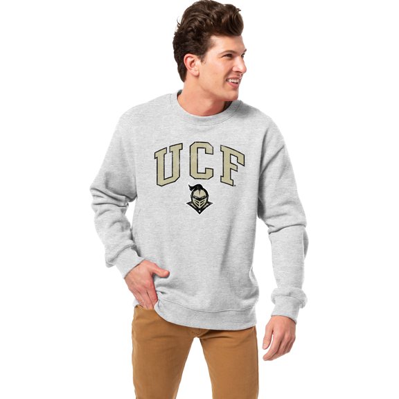 Men's League Collegiate Wear Heather Gray UCF Knights Essentials 2.0 Fleece Pullover Sweatshirt