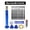 10 in 1 Blue Set, variant on Mobile Phone Repair Tool, Screwdriver, Tablet Battery Disassembly, Screen Opening, Dust Cleaning, Disassembly Set, Small Pentago