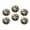 C1735, variant on Glass Refrigerator Magnet 6Pcs Magnetic Fridge Sticker,Decor for Kitchen,Whiteboard,Cabinet,Indian Woman With Colorful Face Paint
