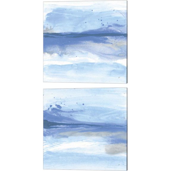 Great Art Now Reactions by Chris Paschke 2 Piece Canvas Art Set Each 14"W x 14H