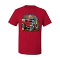 thumbnail image 2 of Wild Bobby Vintage Hot Rod Old Garage Cars and Trucks Men Tee, 2 of 6