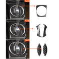thumbnail image 5 of SPRING 4Pcs Carbon Fiber Auto Interior Gear Shift Panel Decal Decorative Cover Trim For Honda Civic 8th 2006-2011 Car Accessories, 5 of 9