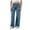 Z1-BU1, variant on YDFCWXW Womens Stretch Wide Leg Jeans High Waist Seam Front Tummy Control Straight Leg Jeans Bootcut Baggy Denim Pants Blue, M