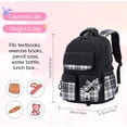 thumbnail image 3 of Gynky Kids Backpack for Girls School Bags for Middle School Students Book Bag for Elementary Primary Kawaii Backpack, 3 of 6