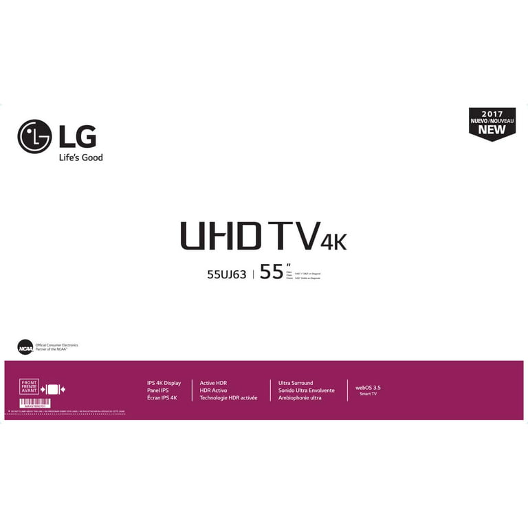 Best Buy: LG 55 Class LED UJ6300 Series 2160p Smart 4K UHD TV with HDR  55UJ6300