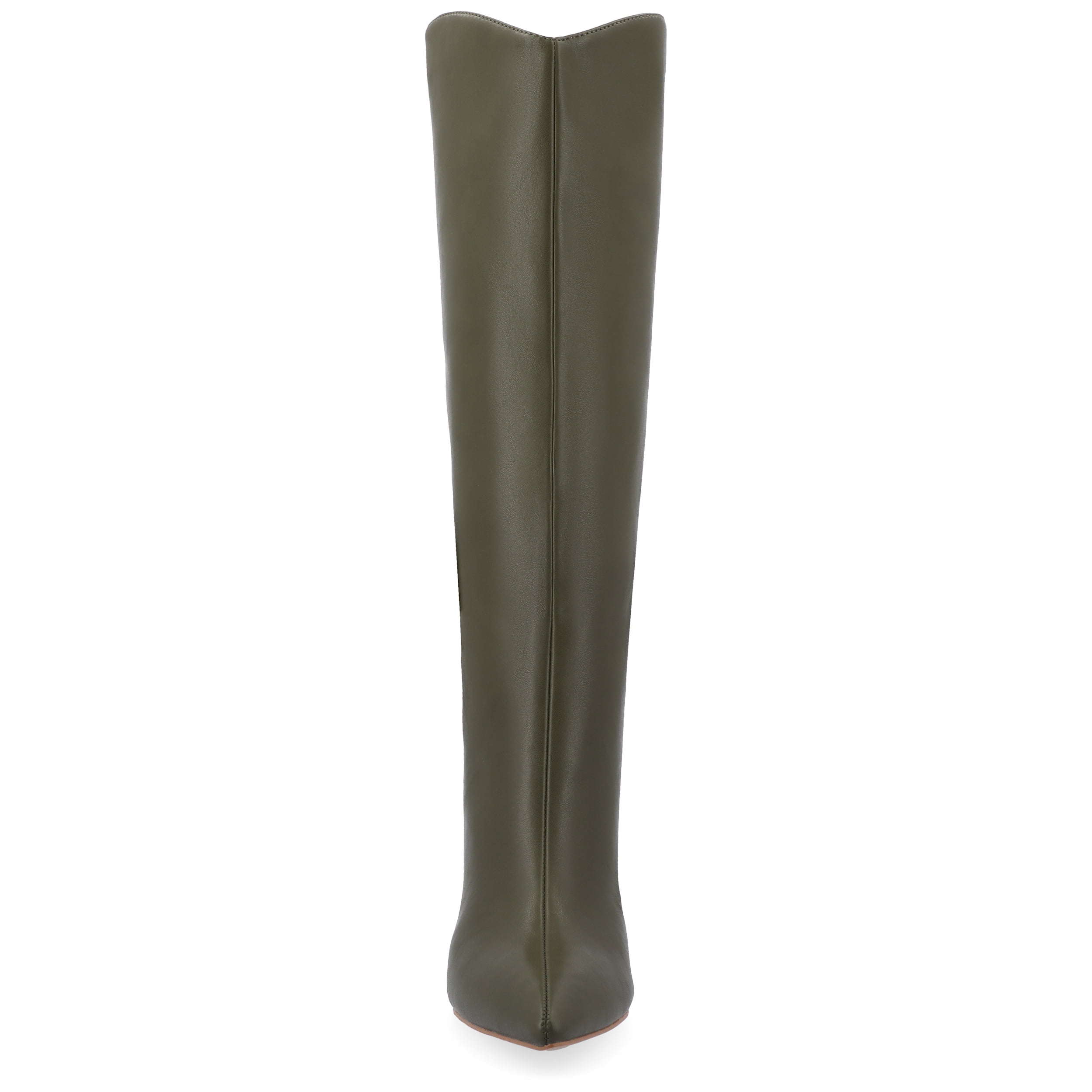 Journee Womens Rehela Tru Comfort Foam Wide Width Wide Calf Pull On Stiletto Heel Boots