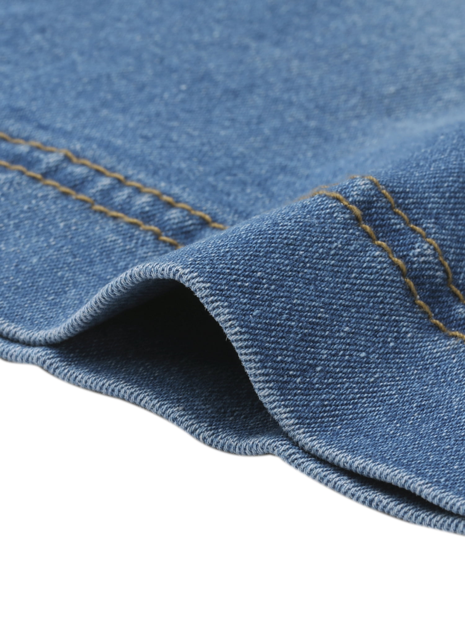 DARING DIVA Women's Jean Skirt with Pockets Small Sky Blue