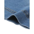 thumbnail image 6 of DARING DIVA Women's Jean Skirt with Pockets Small Sky Blue, 6 of 6