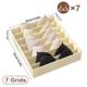 thumbnail image 1 of Organizador de sujetadores, ropa interior, bragas, calcetines, armario, cajones, separador, 1 of 7