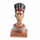 thumbnail image 1 of Estatua decorativa egipcia en miniatura, figura de Cleopatra de resina vintage, 1 of 7