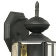 thumbnail image 2 of Elk Home 7-Inch Wideoutdoor Brentwood Wall Sconce, Traditional, Black, 2 of 2