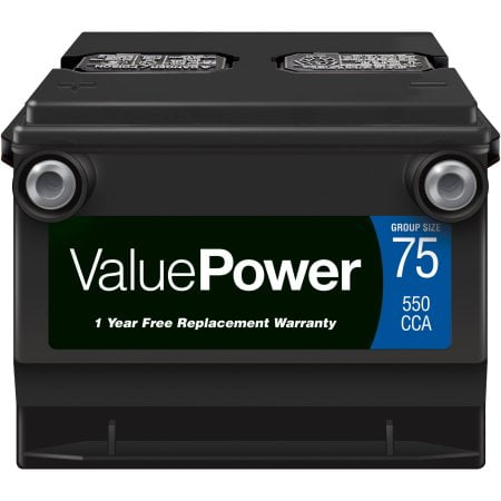 ValuePower Lead Acid Automotive Battery, Group 75 - Walmart.com