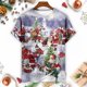 thumbnail image 1 of Camisetas para 2024, camiseta navideña para hombre, camisetas informales de manga corta de verano a la moda, ropa para hombre, camiseta navideña familiar, 1 of 4