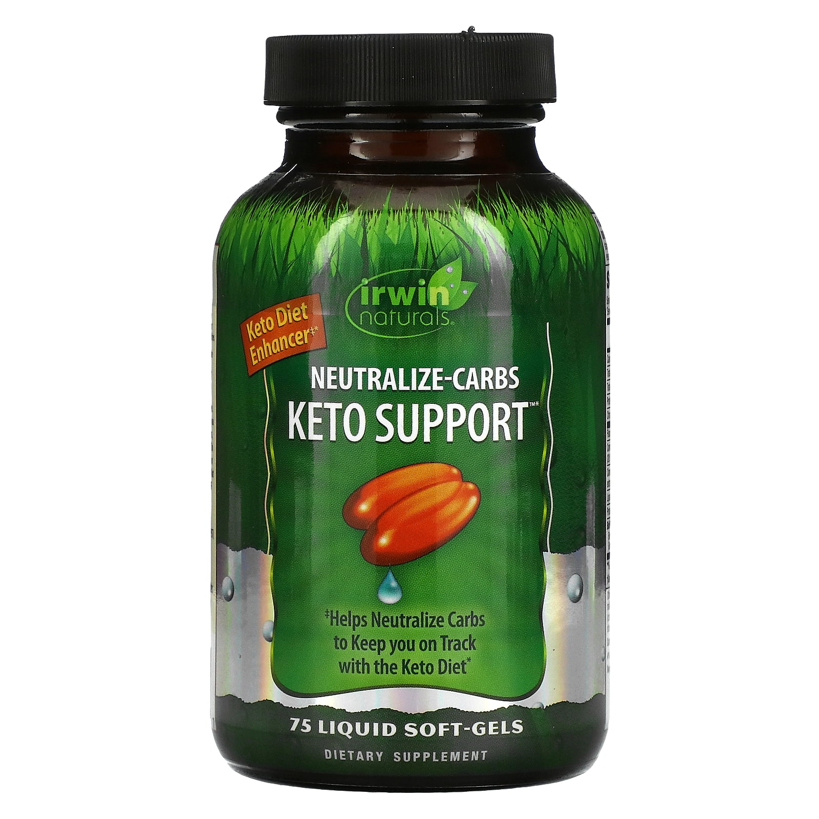 Irwin Naturals NeutralizeCarbs Keto Support, 75 Liquid SoftGels