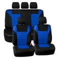 thumbnail image 2 of FH Group Car Seat Covers Full Set Blue 3D Air Mesh - Universal Fit, Automotive Seat Covers, Airbag Compatible, Split Bench Rear Seat, Washable Car Seat Cover for SUV, Sedan, 2 of 8