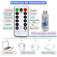 thumbnail image 2 of Luces navideñas Led RGB DOSYU 2 Rollos 10m a prueba de agua con control remoto, 2 of 4