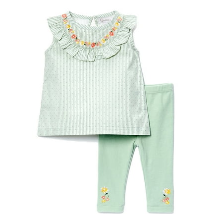 

Quiltex Baby Girl & Toddler Girl Two Piece Pant Set