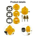 thumbnail image 4 of PVC Pipe Threader Kit with 1/2In 3/4 In 1 Inch Dies Pipe Threader Pipe Round Die, 4 of 9