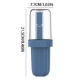 thumbnail image 2 of Boovnll Home Storage, Portable Toothbrush Travel Camping Toothbrush Storage Box Cover, Portable Travel Wash Cup, Storage, Storage and Organization, Organization and Storage, 2 of 2