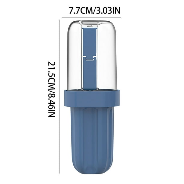 Yhmxh Organizadores y almacenamiento Estuche de almacenamiento para cepillos de dientes portátil para viajes y acampadas, vaso de lavado portátil para viajes. Almacenamiento de ducha