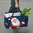 thumbnail image 7 of Santa Claus Large Foldable Oxford Cloth Cube Organizer Tote Bag Toy Basket, 7 of 7