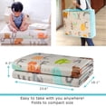 thumbnail image 6 of Toddleroo by North States Superyard Folding ABC Play Mat for Babies, 71" x 71", 6 of 8