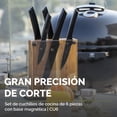 thumbnail image 2 of Juego de Cuchillos de Chef AVERA CU6 6 Piezas Acero Inoxidable Base Magnética, 2 of 10