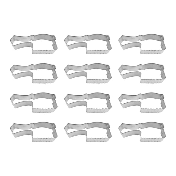 Hair Brush Dozen Cookie Cutters 4 inches/each O1082-W12 - The Cookie Cutter Shop - Tin Plate Steel