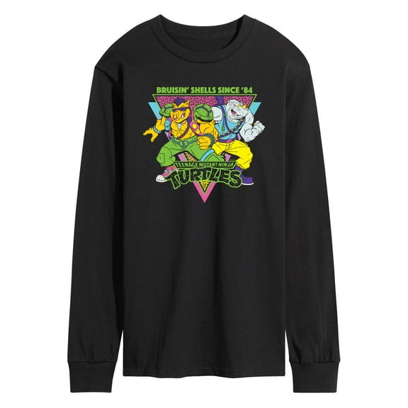 Teenage Mutant Ninja Turtles - 80s Bebop Rocksteady - Men's Long Sleeve T-Shirt